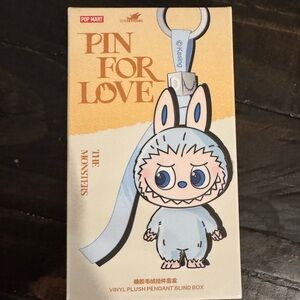 Pop Mart The Monsters Pin for Love Keychain - J - Orange